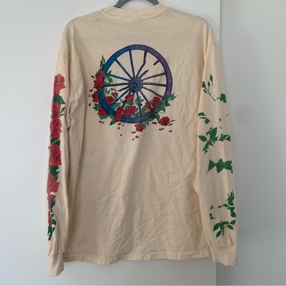 RARE True Vintage Grateful Dead Double Sided Graphic Long Sleeve Tee T-shirt - Picture 2 of 8